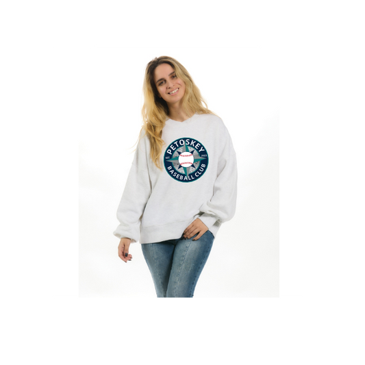 Fleece Cross Neck Crew