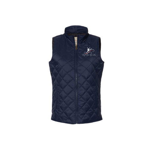 Women's Vintage Diamond Quilted Vest