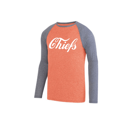 Two Color Long Sleeve Raglan Tee