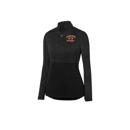 Ladies Shadow Tonal Heather 1/4 Zip Pullover
