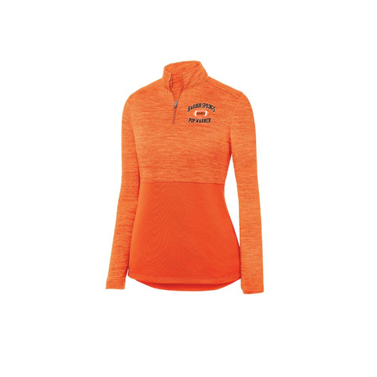 Ladies Shadow Tonal Heather 1/4 Zip Pullover