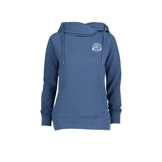 Ladies Classic Fleece Funnel Neck Pullover Hood