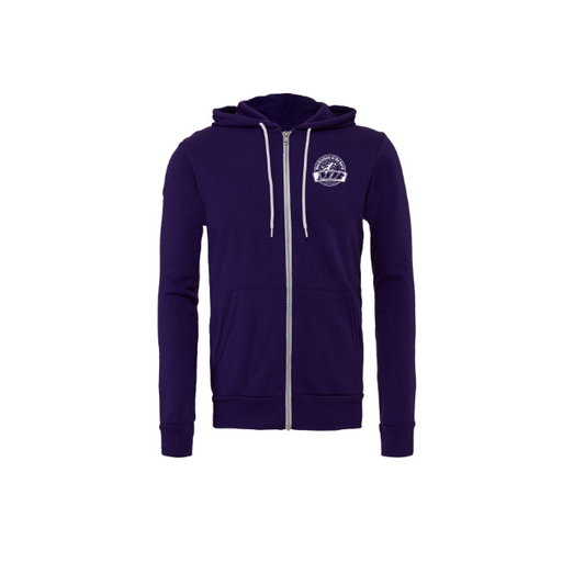 Unisex Sponge Fleece Full-Zip Hoodie