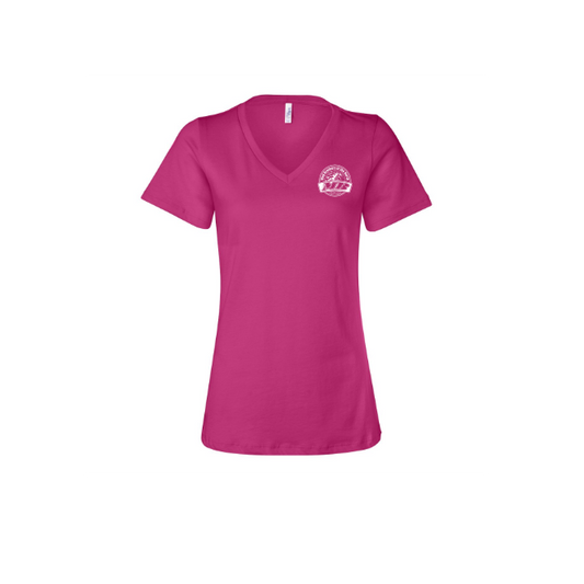 Ladies Relaxed Jersey V-Neck Tee