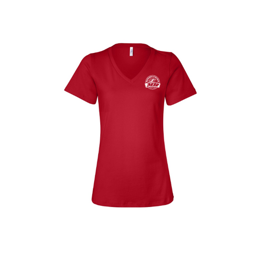 Ladies Relaxed Jersey V-Neck Tee
