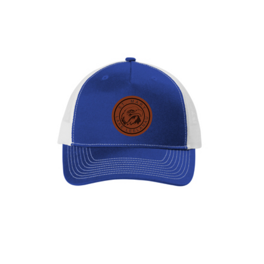 Port Authority® Snapback Five-Panel Trucker Cap