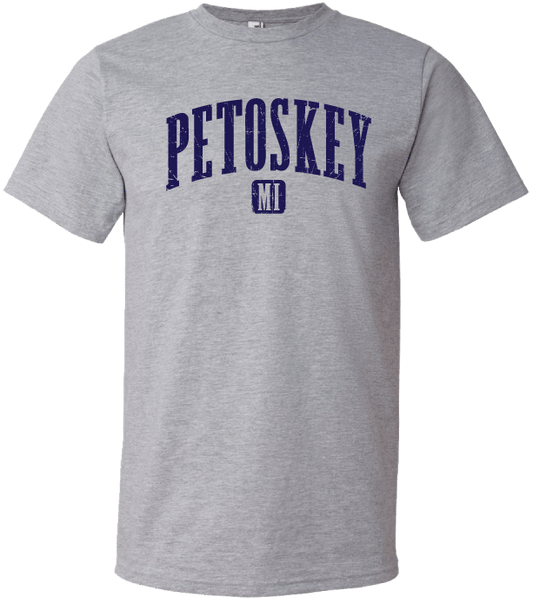 Petoskey Block Letter Tee