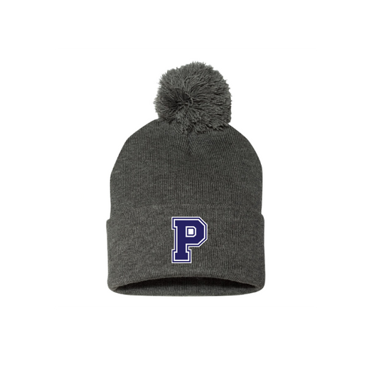 Pom-Pom 12" Knit Beanie