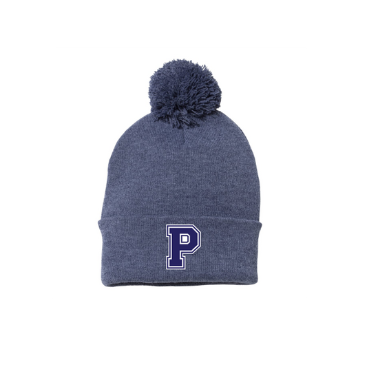 Pom-Pom 12" Knit Beanie